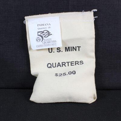 LOT#85J: Mint Bag Quarters #2 (Sewn shut, original packaging)