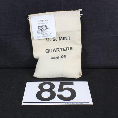 LOT#85J: Mint Bag Quarters #2 (Sewn shut, original packaging)