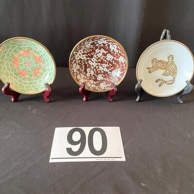 LOT#90LR: Assorted Believed to be Canton Ware Lot
