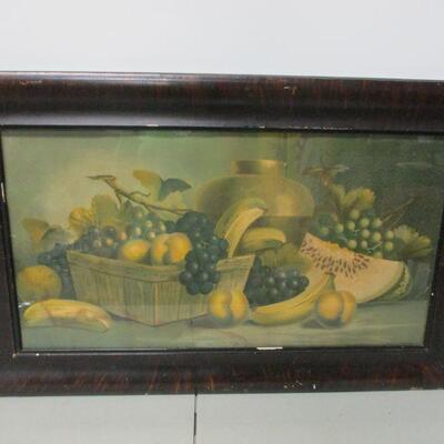 Lot 109 - Fruit Basket Wall Hanging Picture 31 1/2