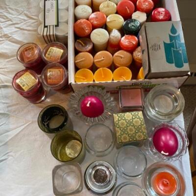 I654 Lot of New Votive Candles 