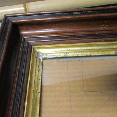Lot 130 - Picture Frames & Bamboo Tray