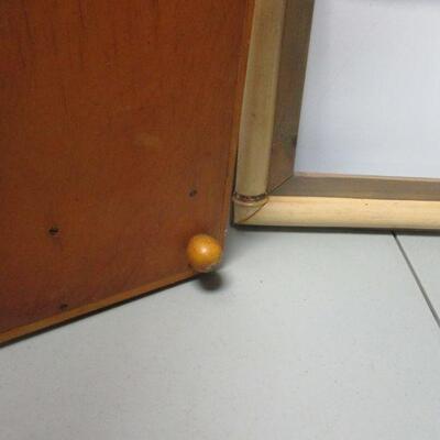 Lot 130 - Picture Frames & Bamboo Tray