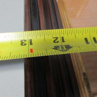 Lot 130 - Picture Frames & Bamboo Tray