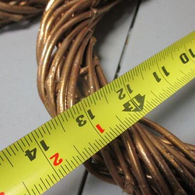 Lot 132 - Wicker Basket & Rings