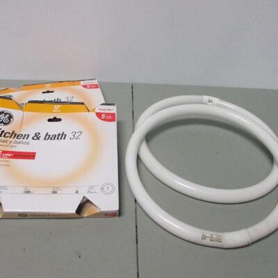 Lot 133 - Kitchen & Bath Circle Lights 12" & 15 1/2"
