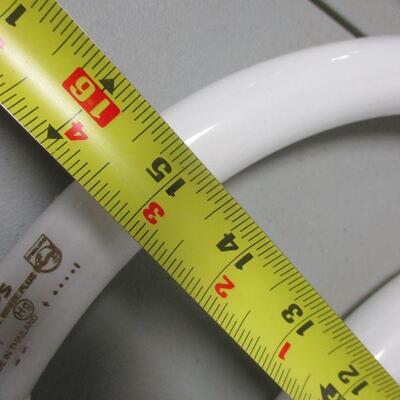 Lot 133 - Kitchen & Bath Circle Lights 12" & 15 1/2"