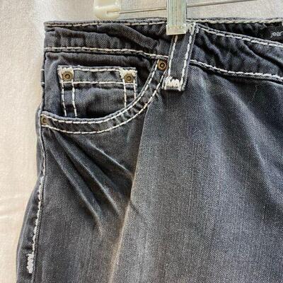 Jeanology Studio Limited Edition Denim Jeans Dark Gray Rinse Size 18 YD#020-1220-02066