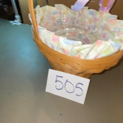Lot 505 - Longaberger Easter Basket