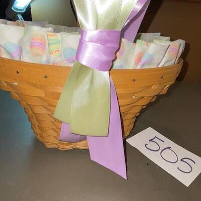 Lot 505 - Longaberger Easter Basket