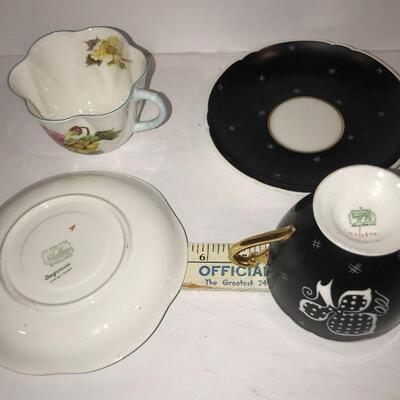 Large lot of Shelley tea cups England