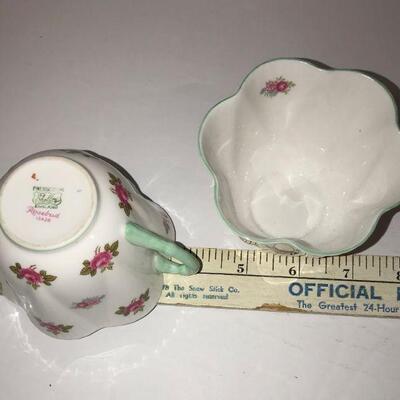 Large lot of Shelley tea cups England