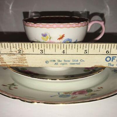 Large lot of Shelley tea cups England