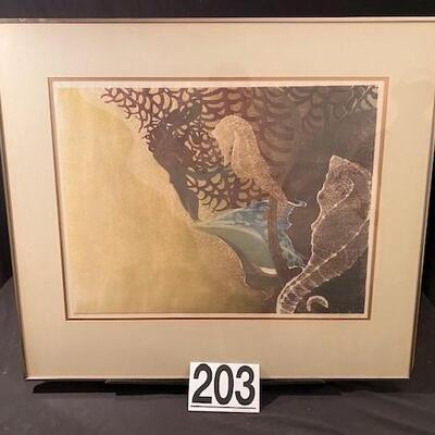 LOT#203LR: Marci McDonald Signed & Numbered Lithograph