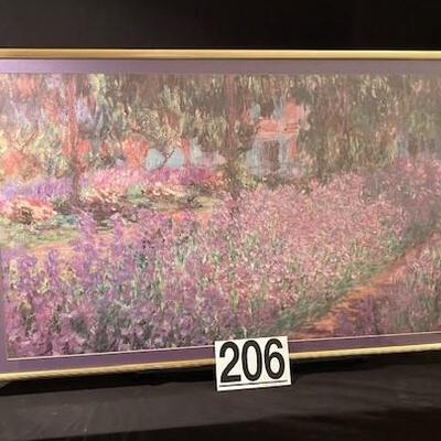 LOT#206LR: Believed to Be Impressionist Print