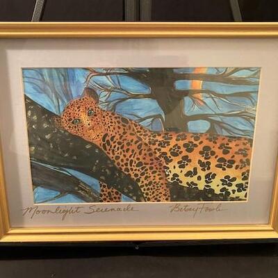 LOT#214LR: Signed Betsy Fowler Believed to be Lithograph