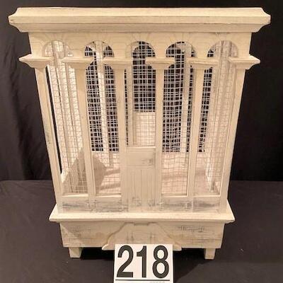 LOT#218LR: Decorative Bird Cage