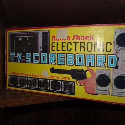 Radio Shack Electronic TV-Scoreboard Gun Game 