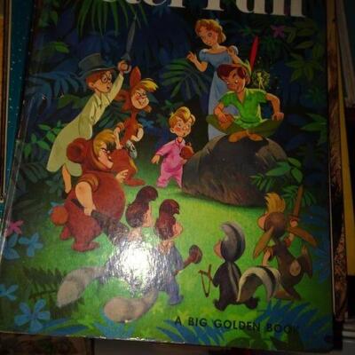 1968 Walt Disney's Peter Pan, A Big Golden Book 