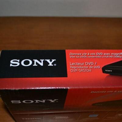 LOT 16 SONY DVD PLAYER NEW IN BOX