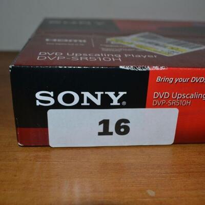 LOT 16 SONY DVD PLAYER NEW IN BOX