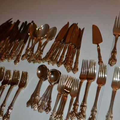 LOT 17 FLATWARE SET ( BRAND IS RSVP TG INDONESIA) ELECTROPLATED STAINLESS