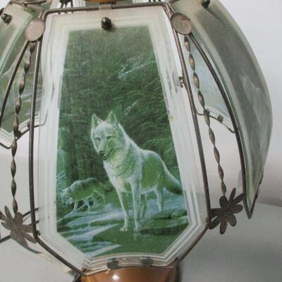 Lot 148 - Wolf - Paneled Desk Lamp 