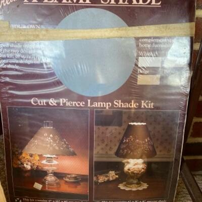 I683 Lot of Vintage Create a Lamp shade kits 