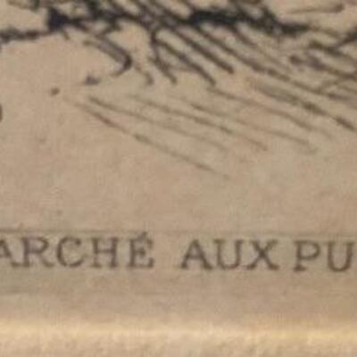 Le Marche Aux Puces by A. Brouet 