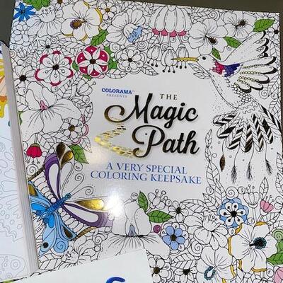 Lot 525 - adult coloring books