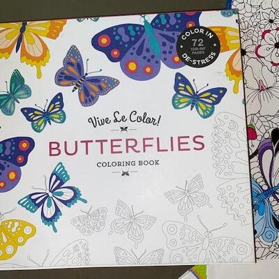 Lot 525 - adult coloring books