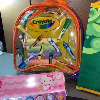 Lot 528 - Crayola items and stickers