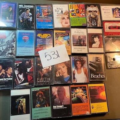 Lot 531 - Cassette tapes
