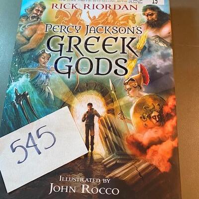 Lot 545 - Percy Jacksons Greek Gods Book