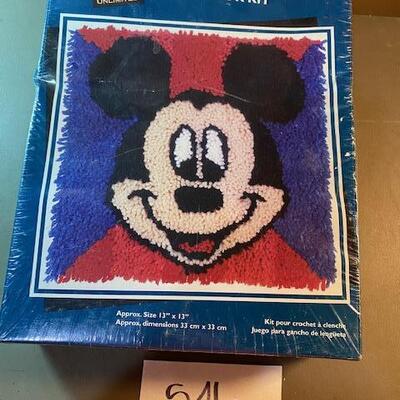 Lot 546 - Mickey Mouse Latch Hook Kit