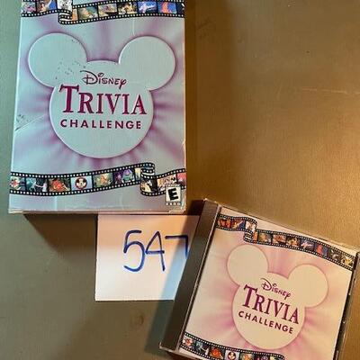 Lot 547 - Disney Trivia Challenge Game