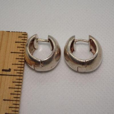 Sterling Silver Loop Earrings 