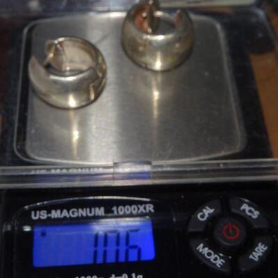 Sterling Silver Loop Earrings 