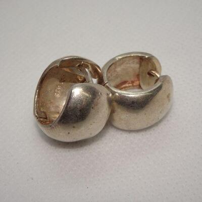 Sterling Silver Loop Earrings 