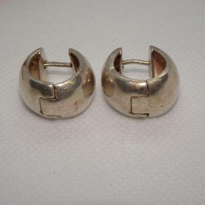 Sterling Silver Loop Earrings 