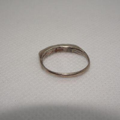 Small Southwestern Sterling & Turquoise Ring 