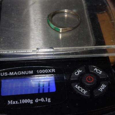 Small Southwestern Sterling & Turquoise Ring 