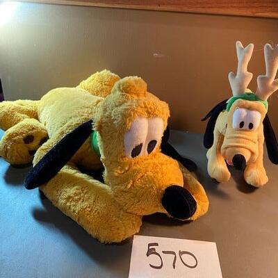 Lot 570 - DIsney Pluto Plush