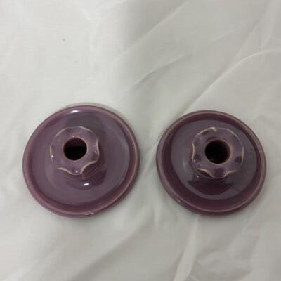 .2. MONMOUTH | Pottery Candle Holders | Purple
