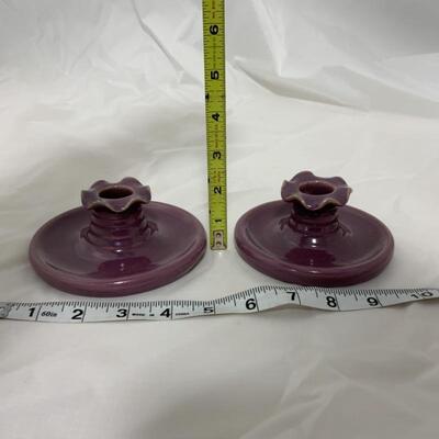 .2. MONMOUTH | Pottery Candle Holders | Purple