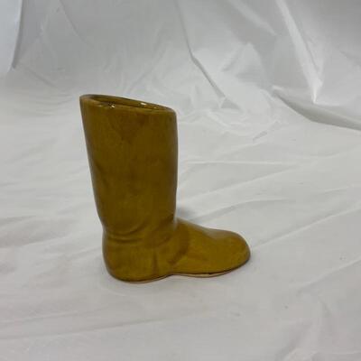.6. VAN BRIGGLE | Pottery Boot | Signed