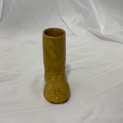 .6. VAN BRIGGLE | Pottery Boot | Signed