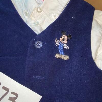 Lot 573- Mickey Mouse 12 Boys outfit