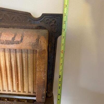 Vintage Heavy Cast Iron Gas Heater - Sears Roebuck 