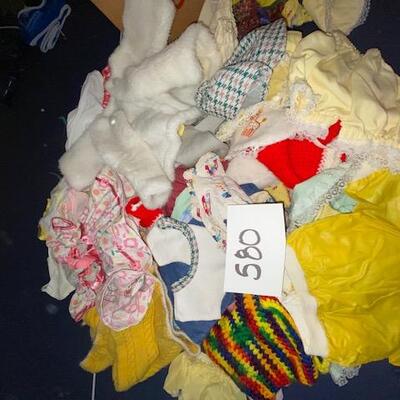 Lot 580 - Doll and Cabbage Patch Clothes